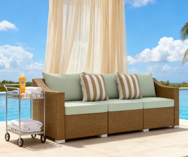 Rattan Wicker Seater Patio Couch