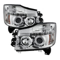 Spyder Nissan Titan 04-14/Armada 04-07 Projector Headlights LED Halo LED Chrm PRO-YD-NTI04-HL-C 5011589