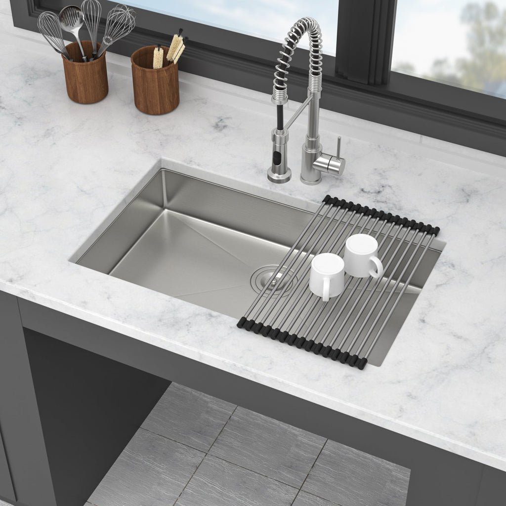 30 Inch ADA-Compliant Kitchen Sink - Undermount Single Bowl