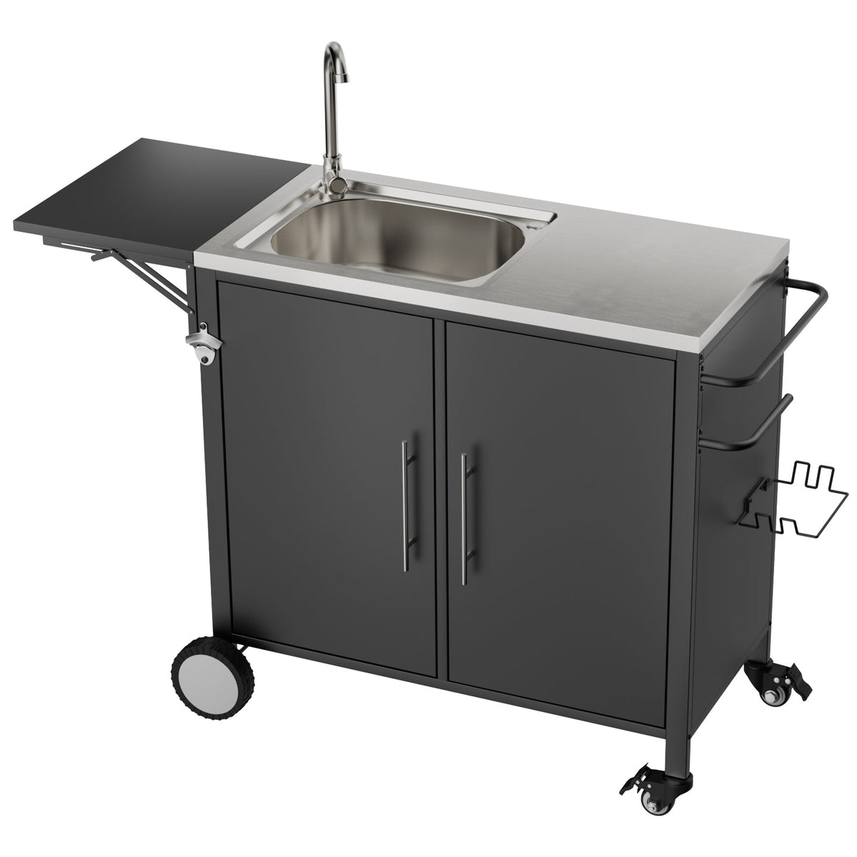 Outdoor Grill Table with Sink