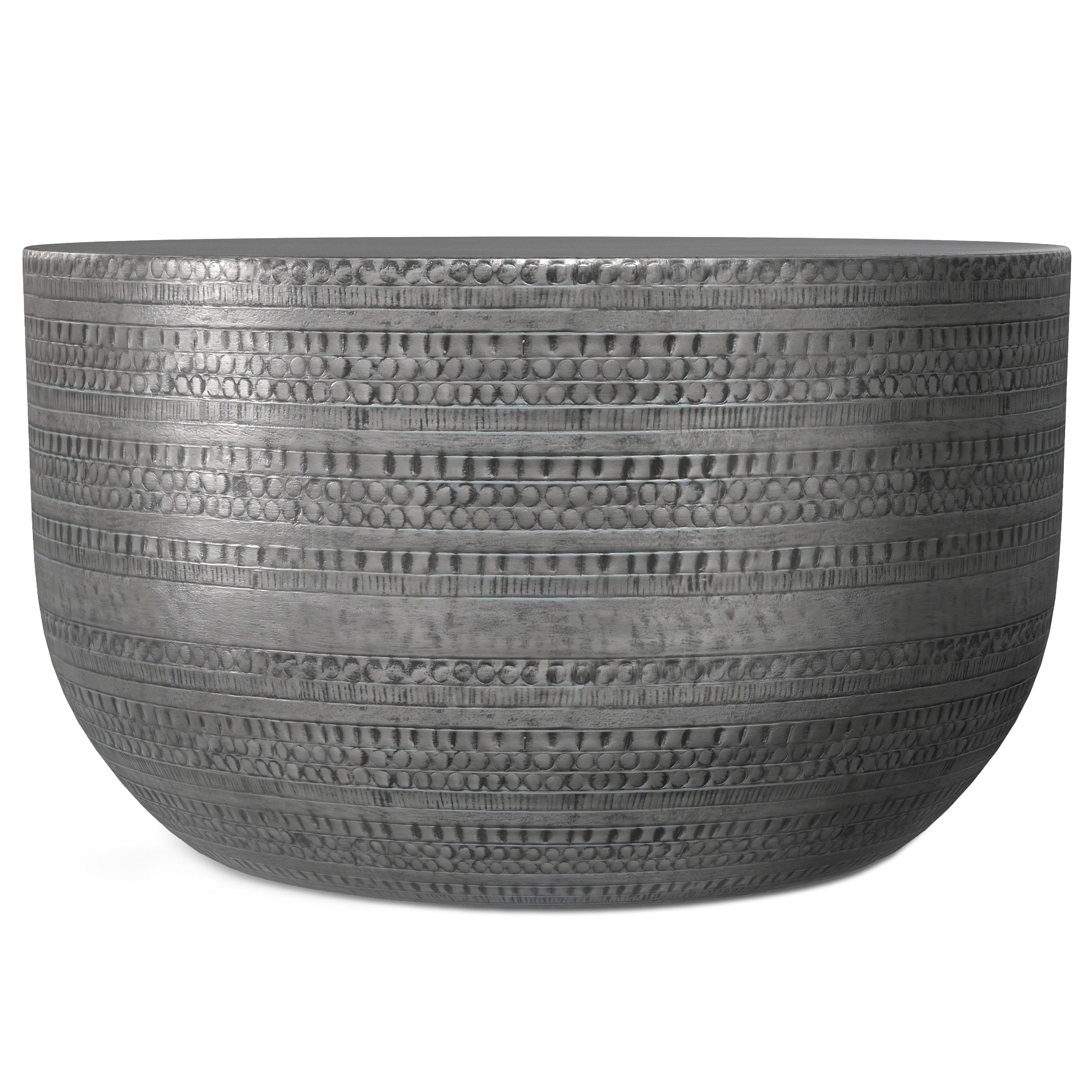 Johnsen Metal Coffee Table in Antique
