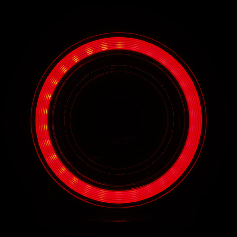 AlphaRex 10-15 Ferrari 458 NOVA-Series Prismatic LED Tail Lights Red Clear 668002 *Discontinued