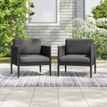 Dawson Outdoor Patio 2-Pc Club Chair Set