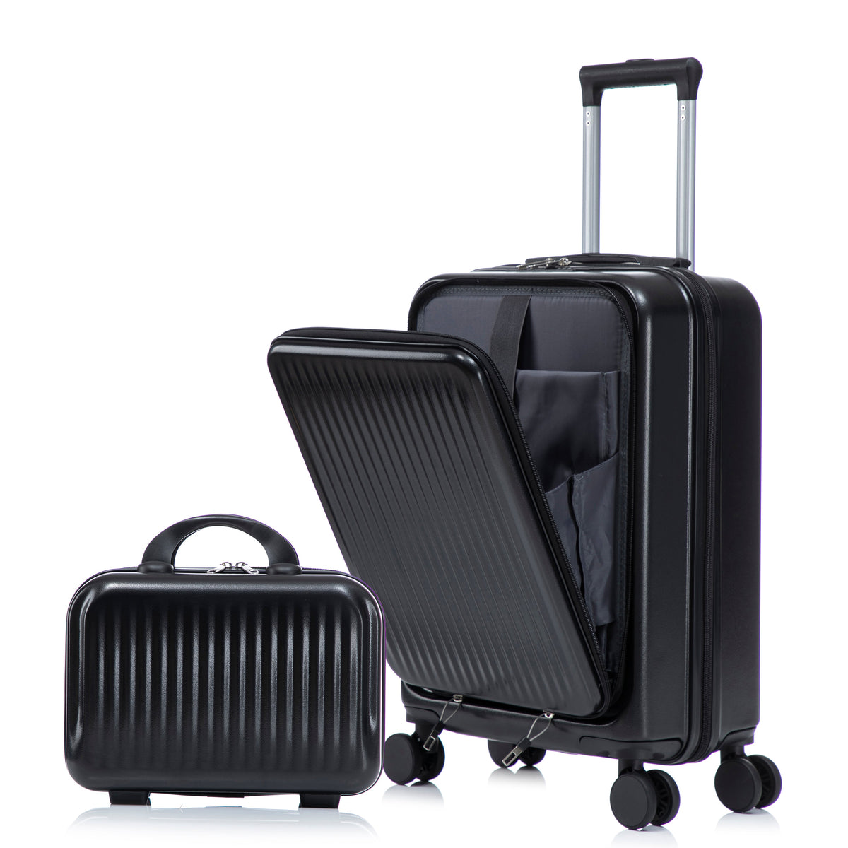 Premium ABS Spinner Wheel Luggage Set with Cosmetic Case