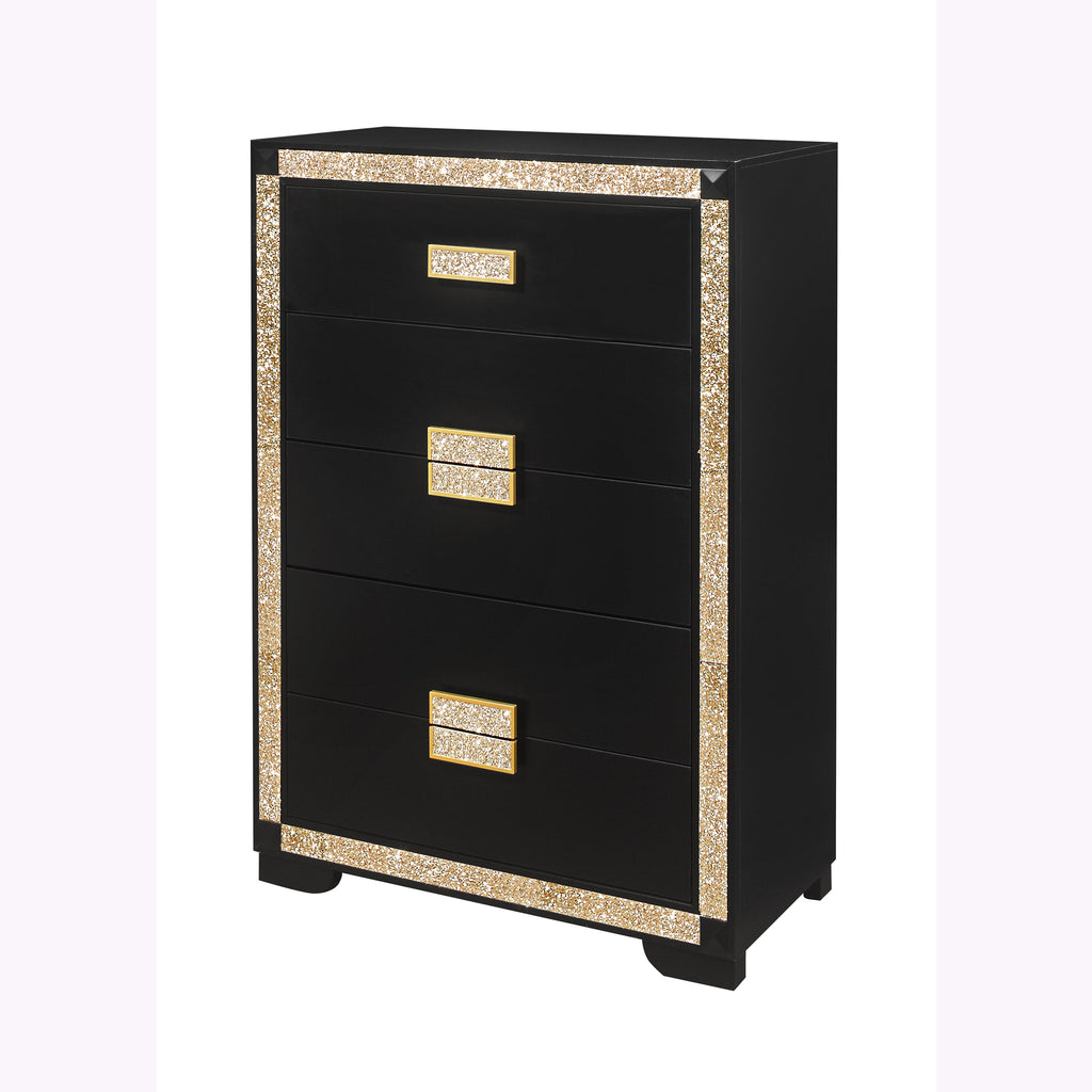 Lively Black/Gold Chest
