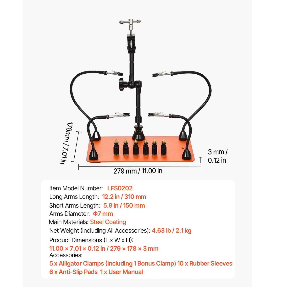 Magnetic Helping Hands Soldering Station Hot Air Gun Holder