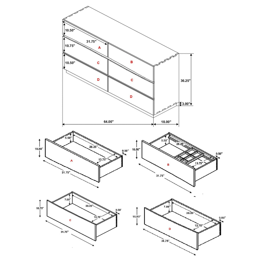 Beverly Smokey Bedroom Set
