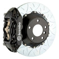 Brembo 05-1ster S/Spyder (Excl PCCB) Rr GTS BBK 4Pis Cast 345x28 2pc Rtr Slot Type3-Black HA 2P3.8027AS