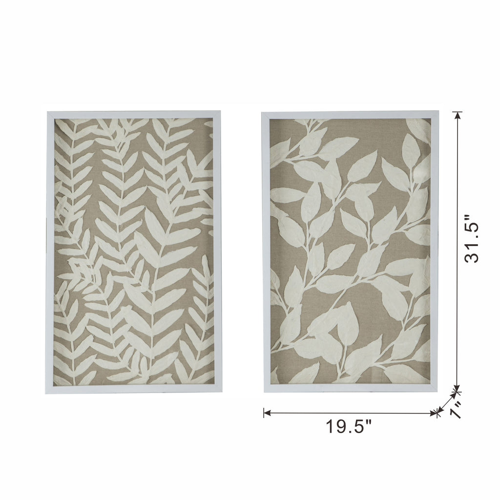 S/2 Shadow Box Wall Décor