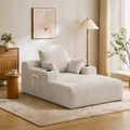 71.65'' Corduroy Chaise Lounge Sofa