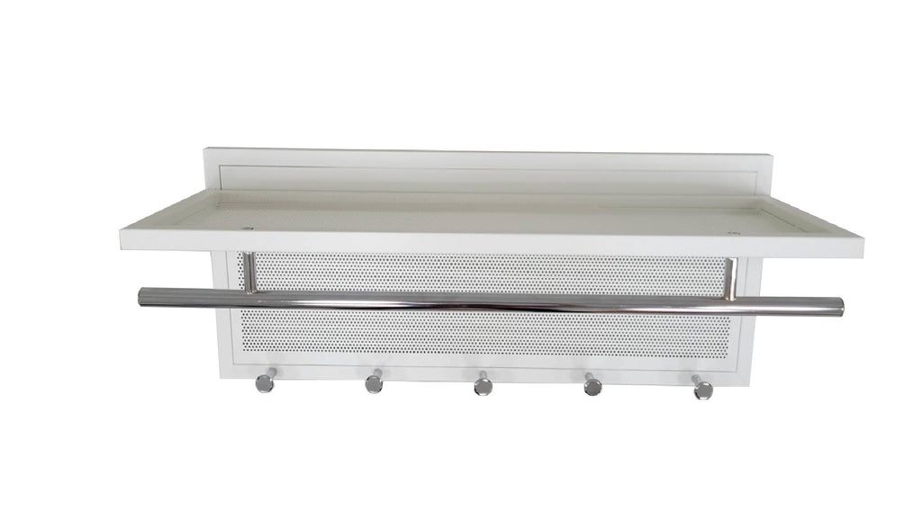 Esyspot Metal Powder Coating Hook Wall Mounted with Shelf