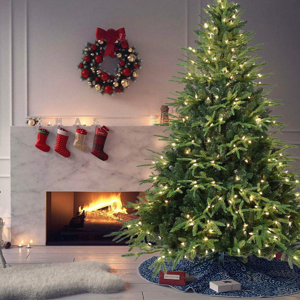 4ft Pre-Lit Artificial Christmas Tree
