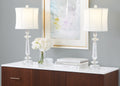 Karat 25.5" Contemporary Crystal Table Lamp