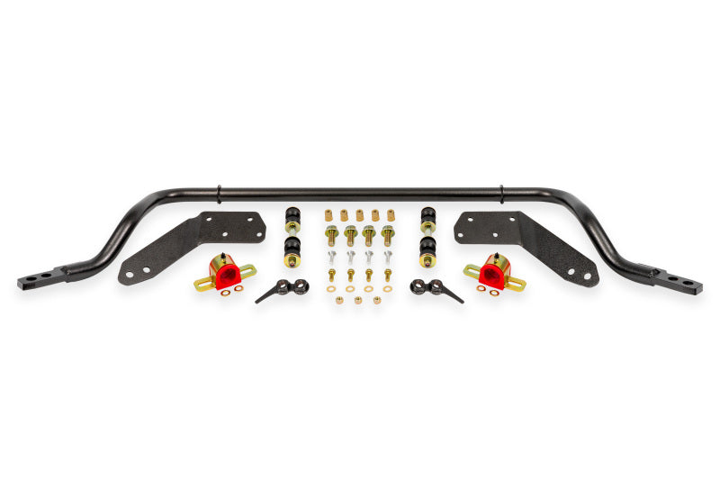 BMR Suspension BMR 78-87 G-Body Front Sway Bar Kit - 1.25in Hollow - 2-Hole Adjustable - Black Hammertone SB461H