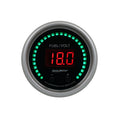 Autometer 52.4mm Black Switchable 0-100 Fuel Level / 8-18V Voltmeter Sport-Comp Elite Digital Gauge 6709-SC