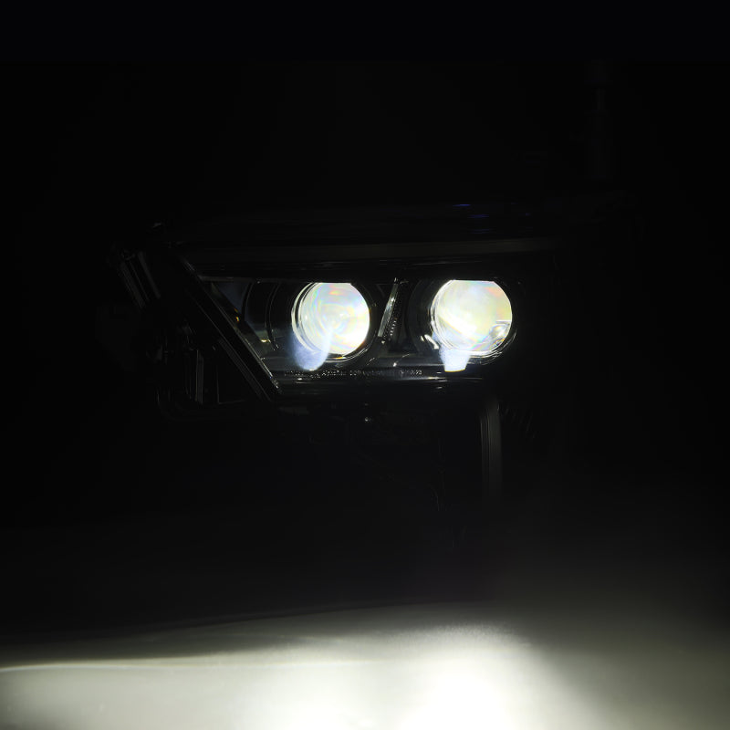 AlphaRex 22-23 Toyota Tundra LUXX-Series Headlights Alpha-Black w/Amber DRL - Req 810029 OR 810030 880873 *Discontinued