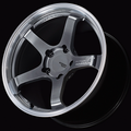 Advan GT for Porsche 18x11.0 / +40 Off / 5x130 / 71.6mm Bore / Machining and Hyper Platinum Black YAQ8M40PMPB