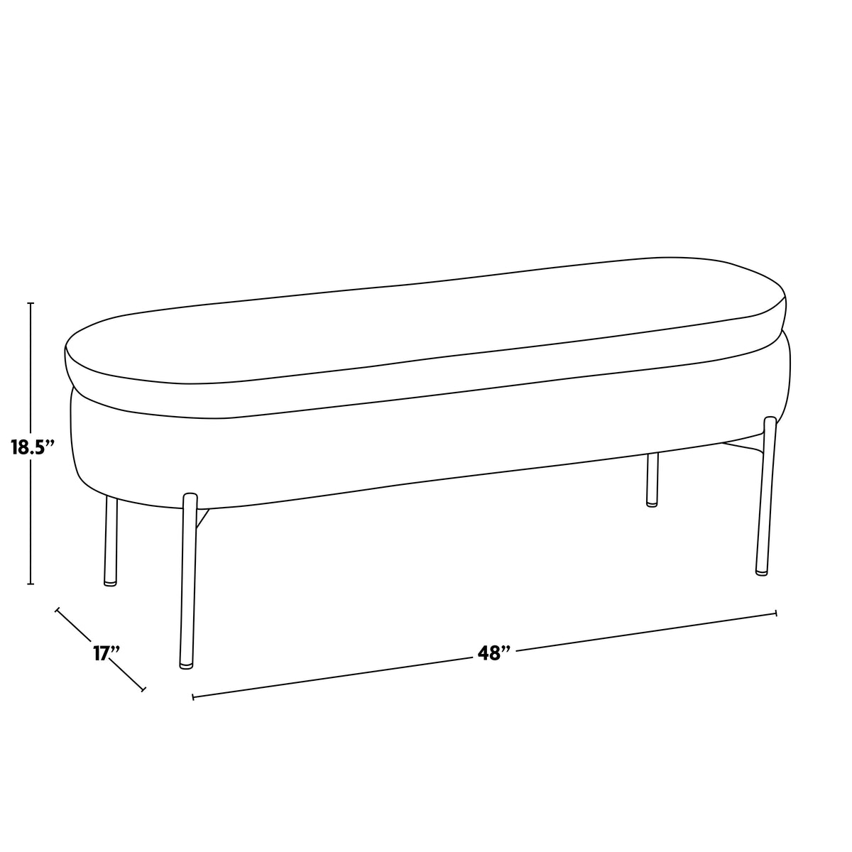 Contemporary Bench