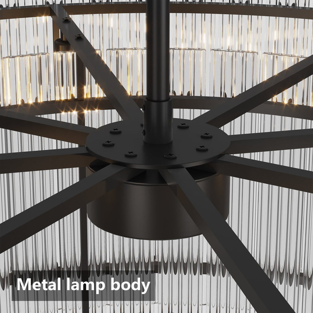 37" Modern Gold Round Chandelier
