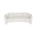 Sylvia 104" Tweed Loveseat in Ivory
