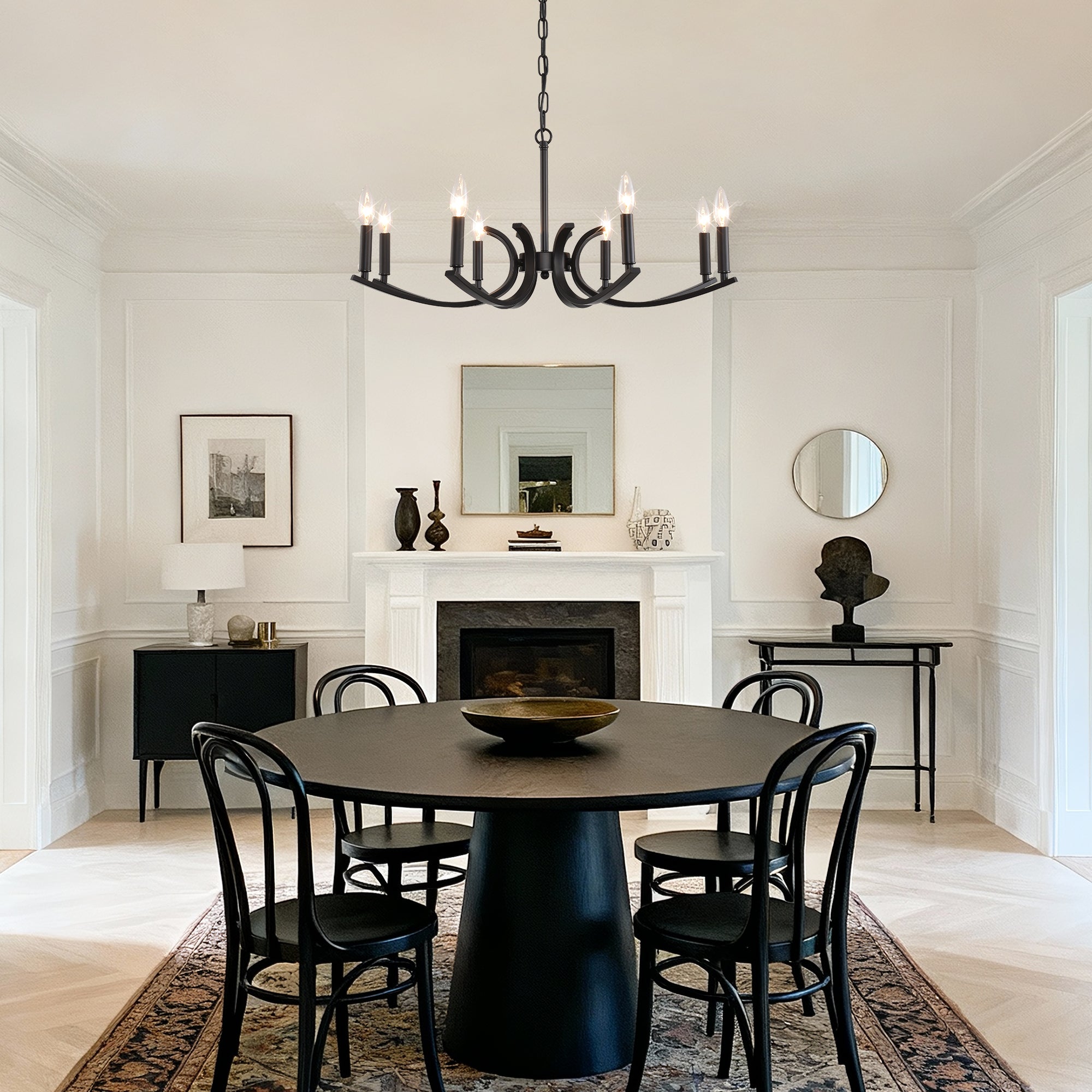 8-Light Farmhouse Chandelier