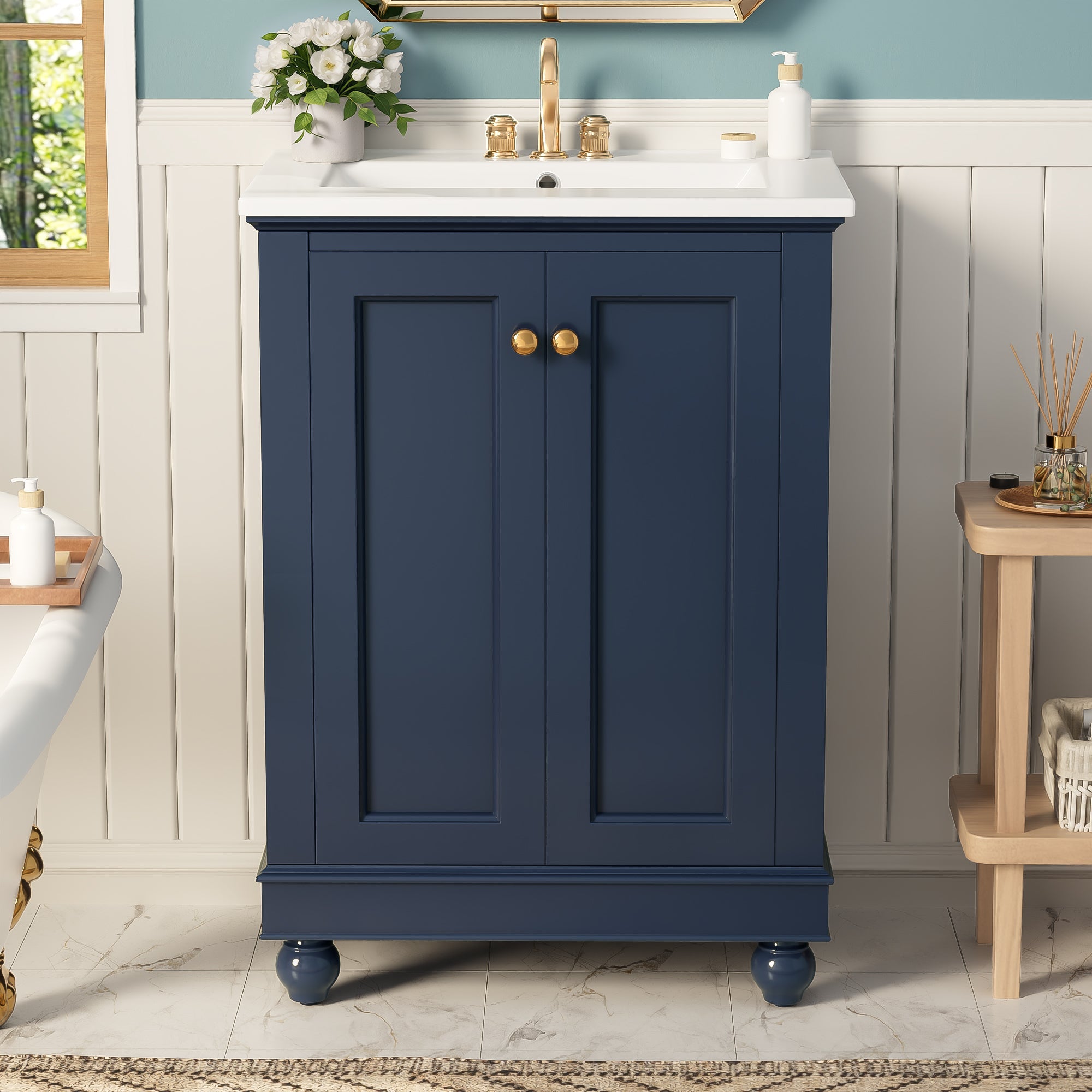 24 Inch Modern Bathroom Vanity Cabinet