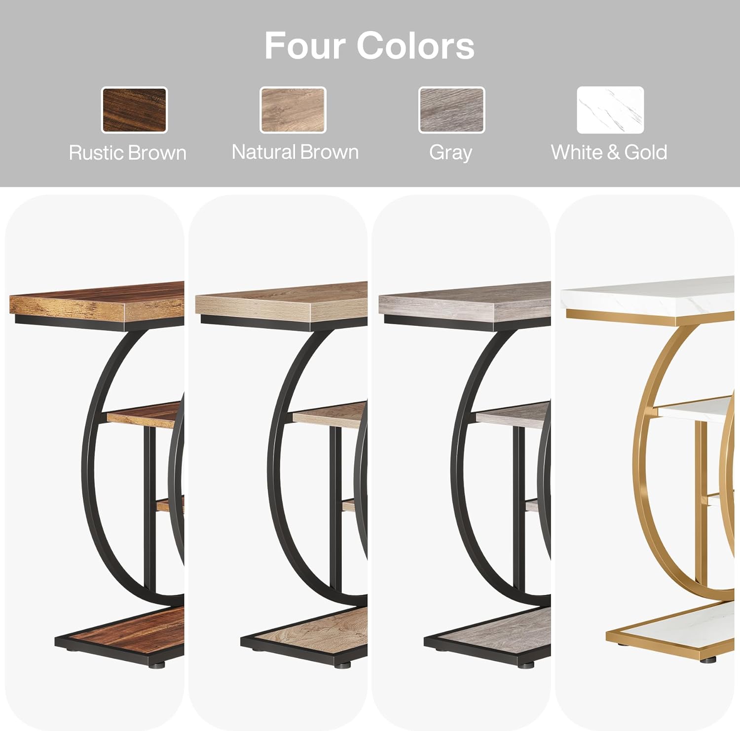 41.3" Industrial Console Table
