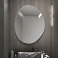 40 in. x 32 in. Modern Asymmetrical Bathroom Wall Mirror