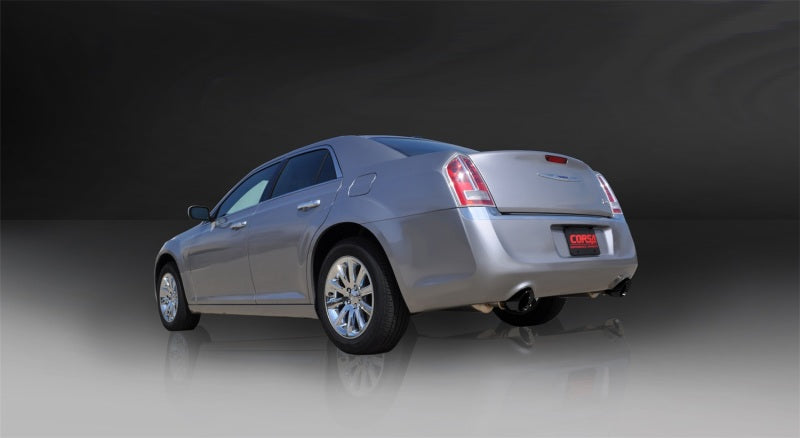 Corsa Performance 11-13 Chrysler 300 R/T 5.7L V8 Black Xtreme Cat-Back Exhaust