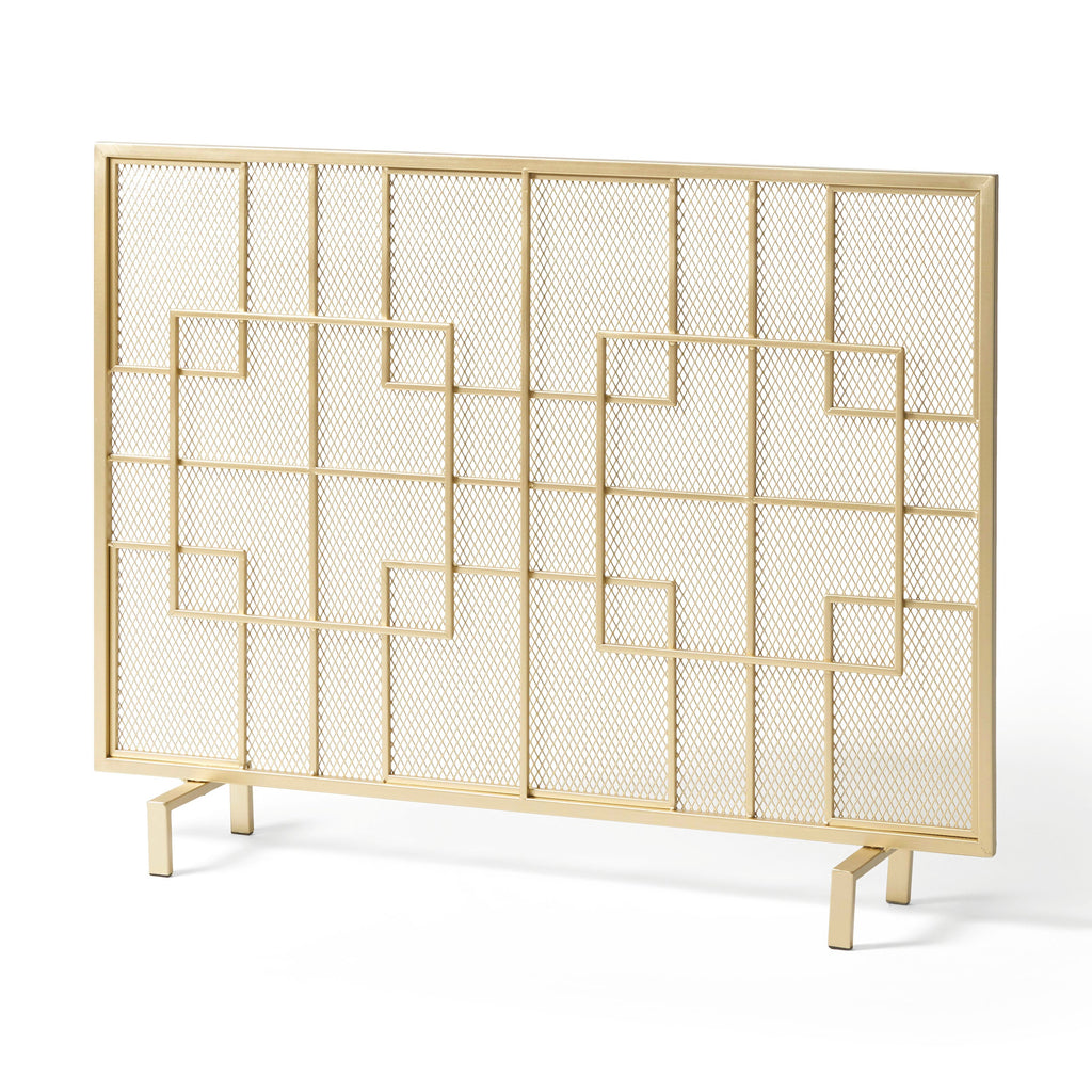Dorothy Modern Iron Fire Screen
