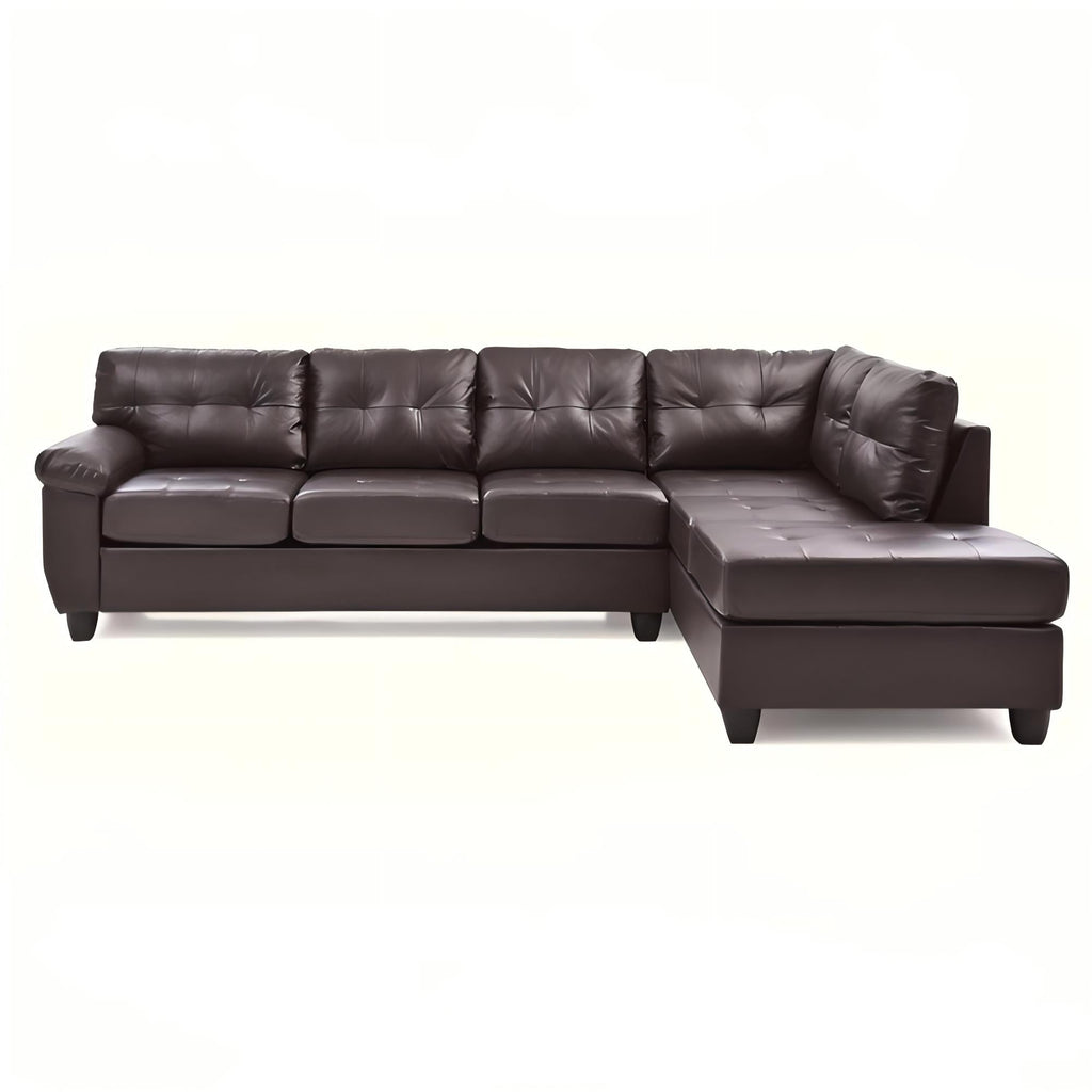 Gallant G905B-SC Sectional Without Ottoman - Cappuccino
