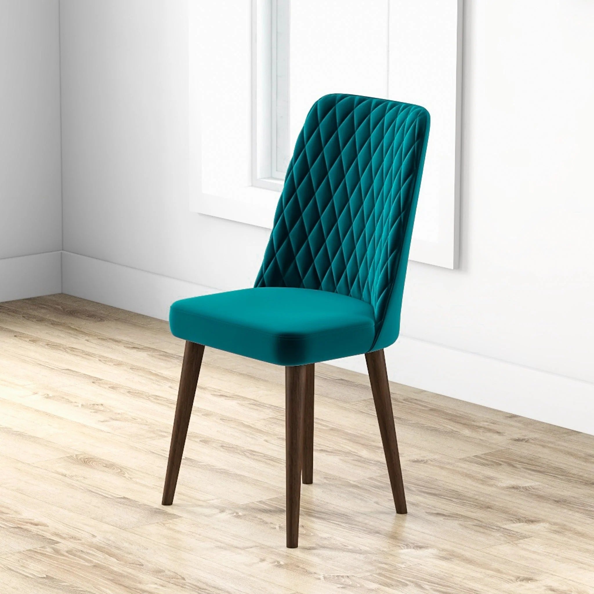 Katie Mid-Century Modern Velvet Dining Chair (Set of 2)