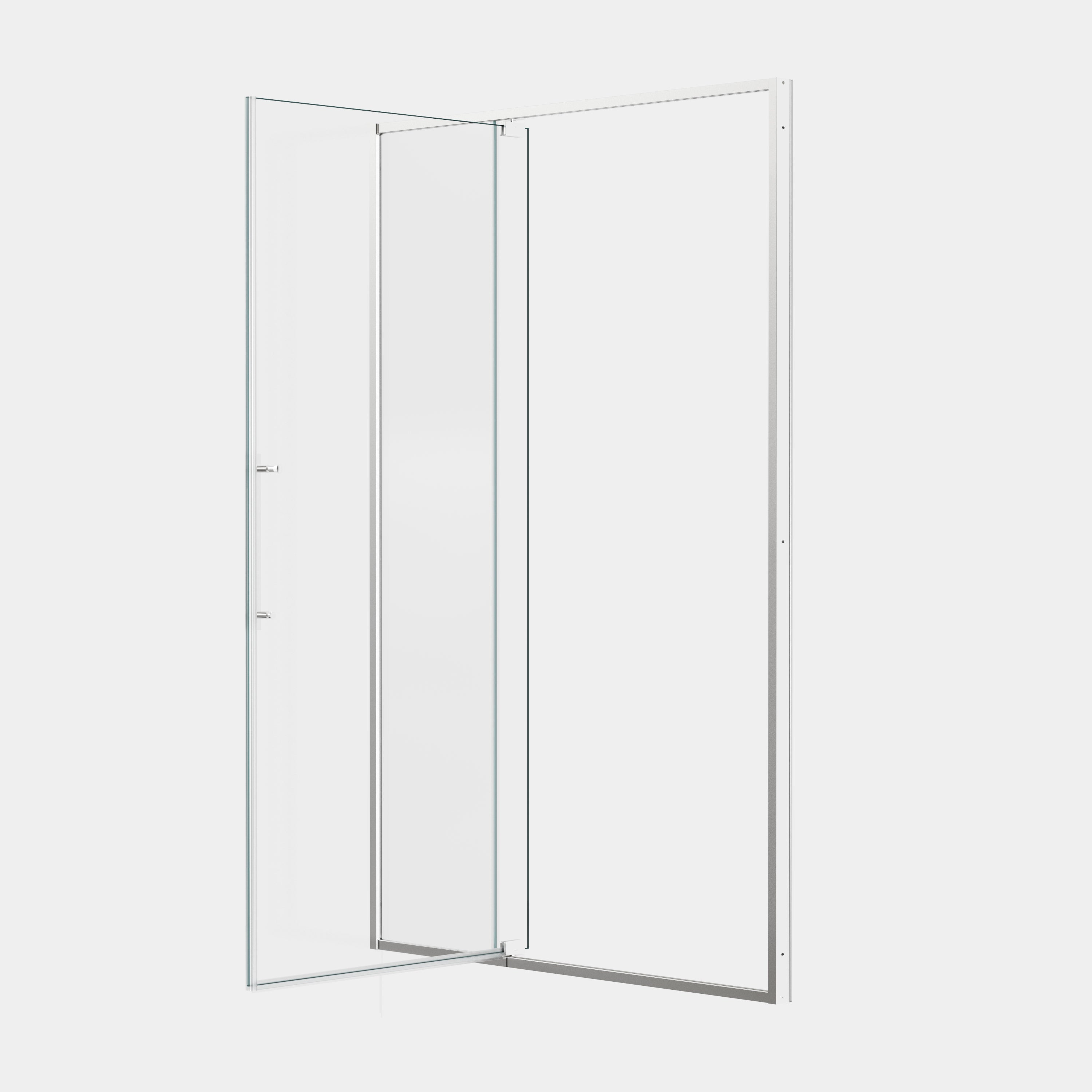 50-54"W X 74"H Pivot Shower Door