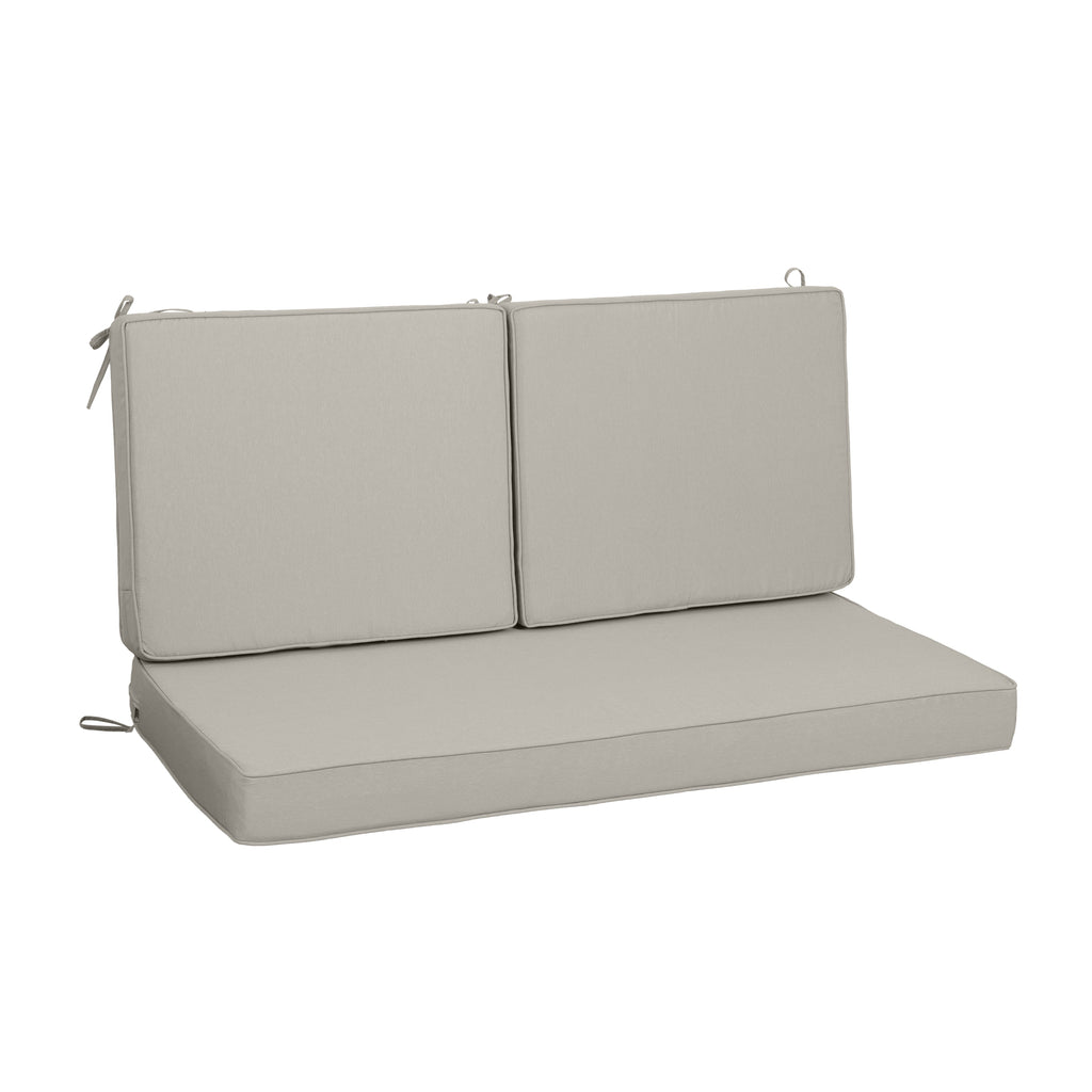 Outdoor Loveseat Cushion Set 48 x 24 Inch