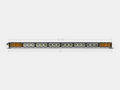 Cali Raised LED Cali Raised 43 Amber/White Dual Function Led Bar - Dual Function Wire Harness/SQ Dual Function Swit CR4123
