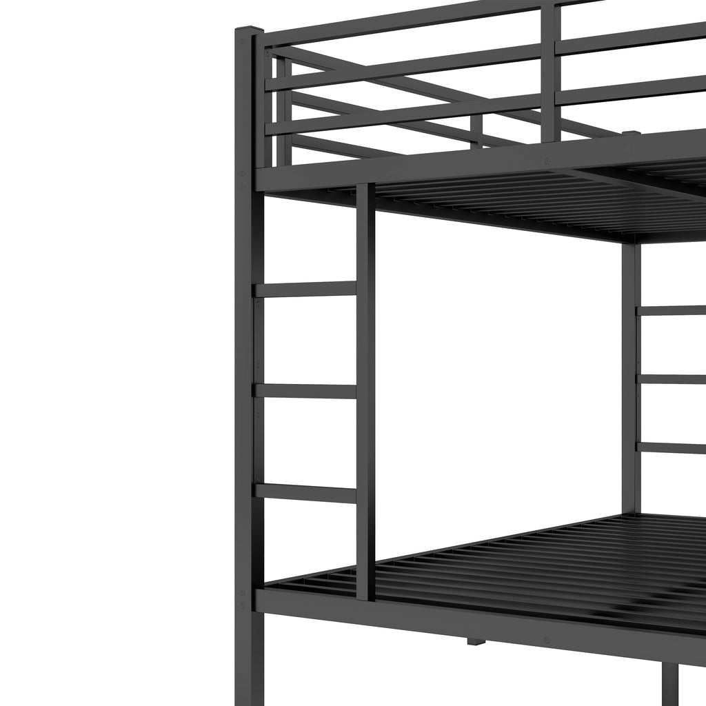 Metal Queen Over Queen Bunk Bed