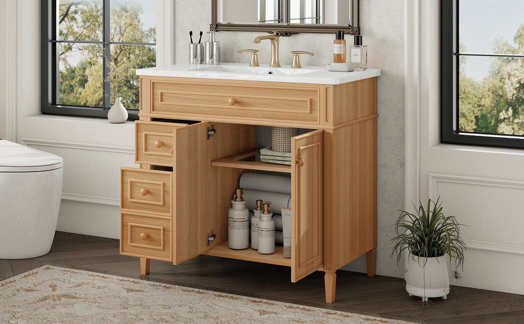 36" Bathroom Vanity with Sink