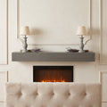 72" Fireplace Mantel Fir Wood Wall-Mounted Shelf
