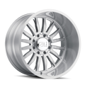 Cali Off-Road 9110 Summit 20x12 / 8x165.1 BP / -51mm Offset / 125.2mm Hub Brushed Milled Wheel 9110-2281BGC