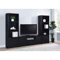 Sloat Contemporary TV Stand and Media Towers Set