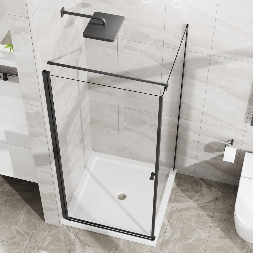 Goodyo Shower Enclosure Frameless 36 in. D x 36 in. W x 72 in. H