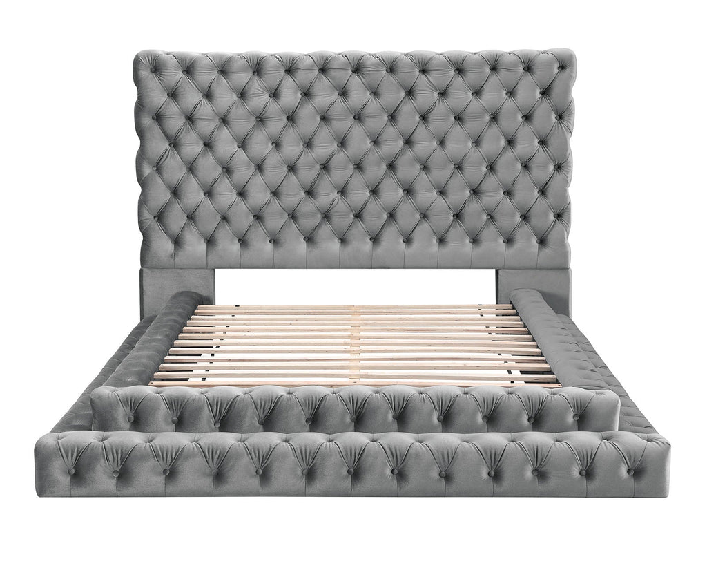 Contemporary Style Fully Upholstered Frame