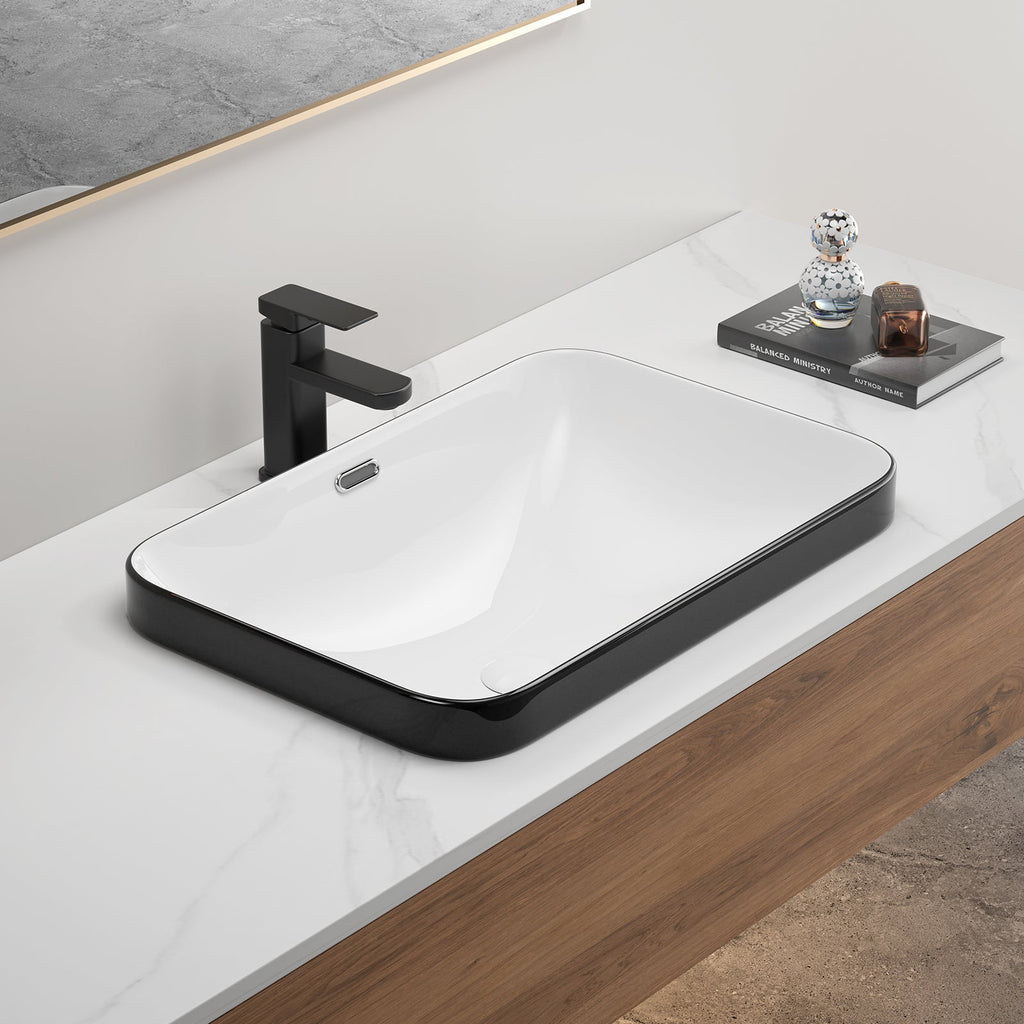Ceramic Undermount Bathroom Sink