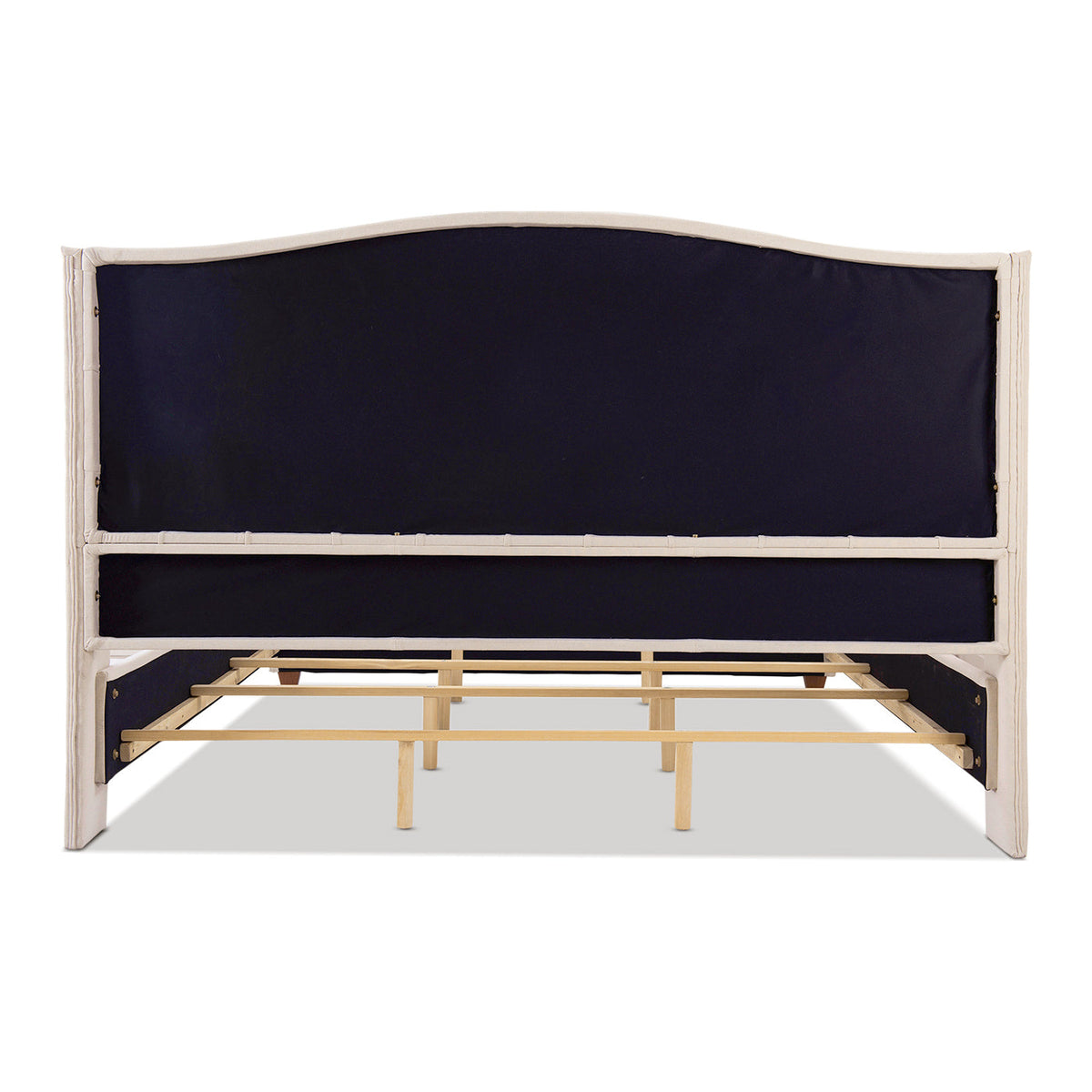 Marcella Upholstered Shelter Headboard Bed Set