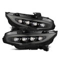 AlphaRex 16-21 Honda Civic NOVA-Series LED Proj Headlights Alpha-Black w/Actv Lgt & Seq.Sig / SB DRL 880492 *Discontinued