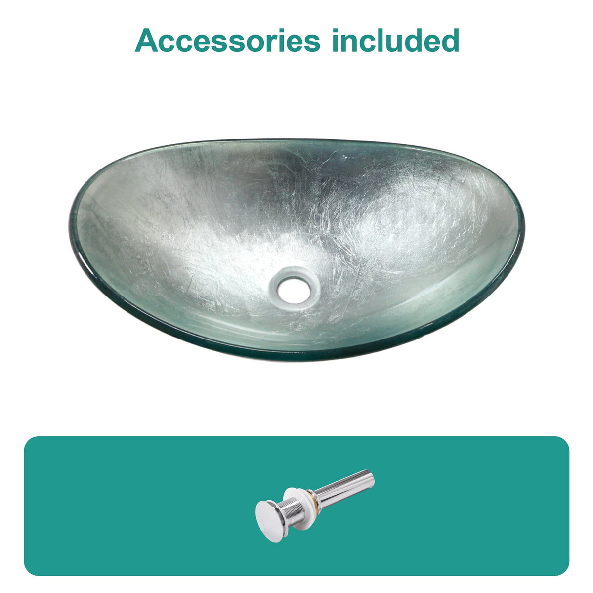 Bathroom Artistic Tempered Glass Sink