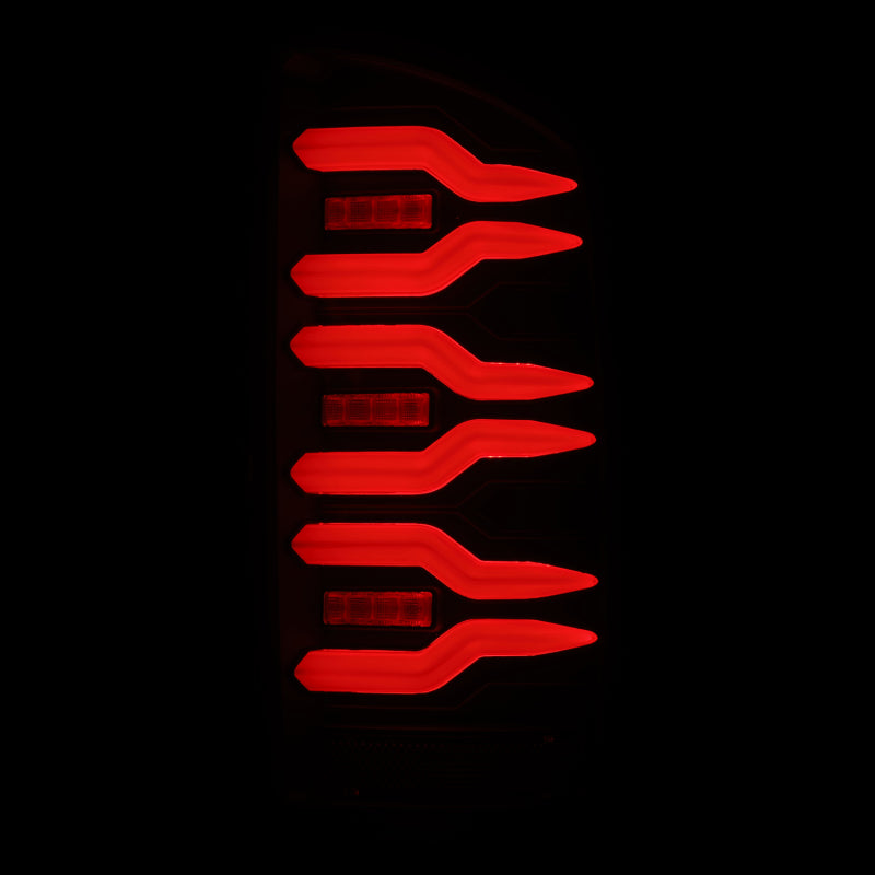 AlphaRex 07-08 Dodge Ram 1500/07-09 Dodge Ram 2500+3500 Luxx-Series LED Tail Lights (Pair) Black 641040 *Discontinued