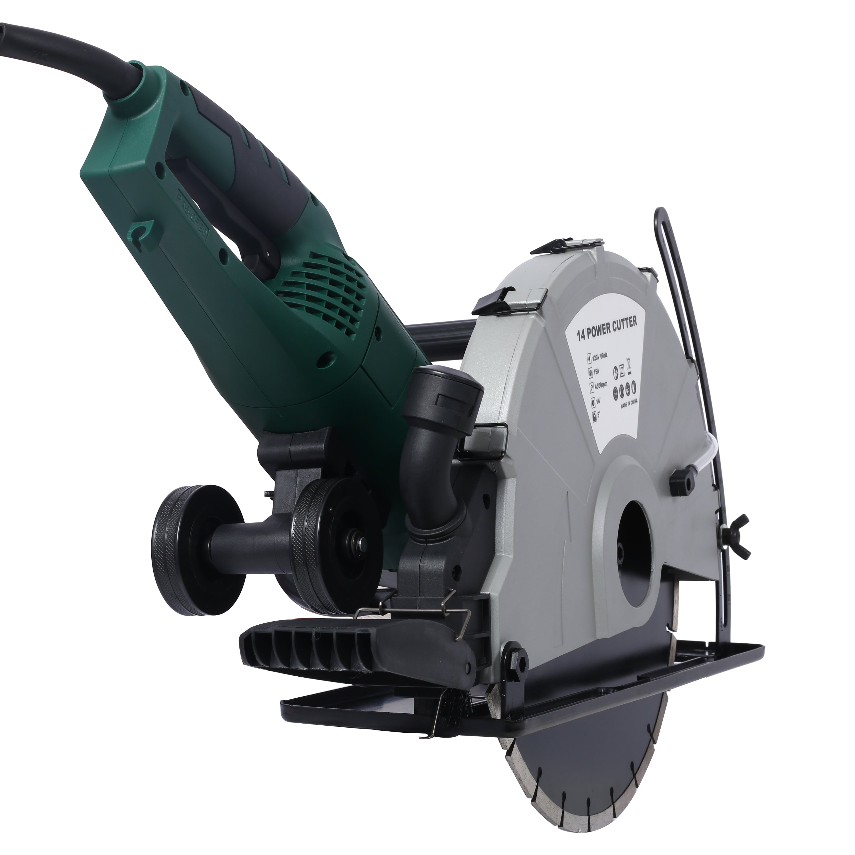 Portable 14" Wet/Dry Electric Corded Concrete Saw