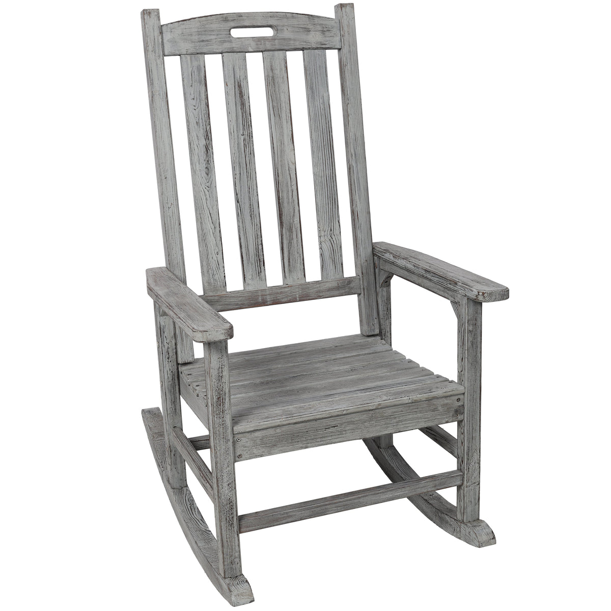 Wooden Oversized Porch Rocker Chair