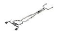 Borla 16-24 Infinity Q50 (Auto V6) ATAK Cat Back - 4.5in Carbon Fiber Black Anodized Tip 140978CFBA